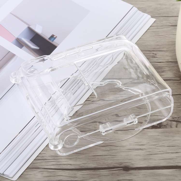 Protective Crystal Shell Case with Strap for FUJIFILM instax mini 90, For FUJIFILM instax mini 90