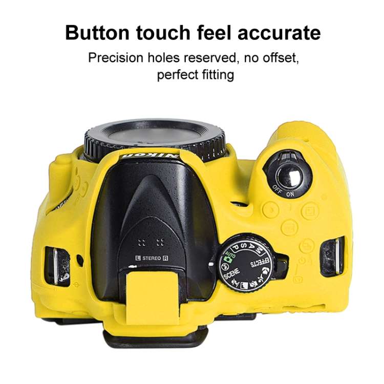 Soft Silicone Protective Case for Nikon D5200, For Nikon D5200