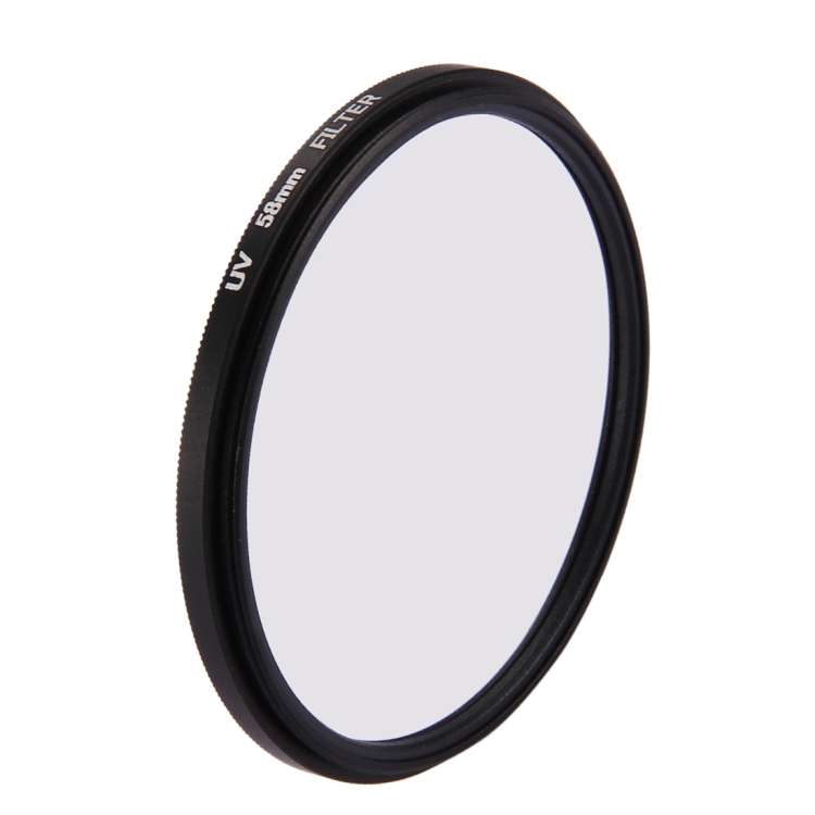 58mm 3 in 1 Round Circle UV Lens Filter with Cap for GoPro HERO7 Black/6 /5