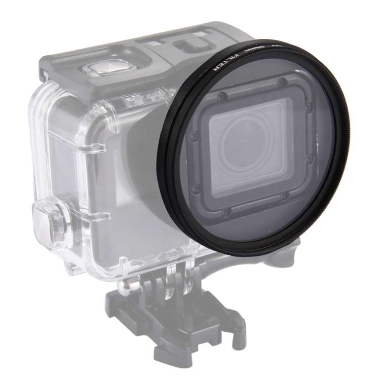 58mm 3 in 1 Round Circle UV Lens Filter with Cap for GoPro HERO7 Black/6 /5