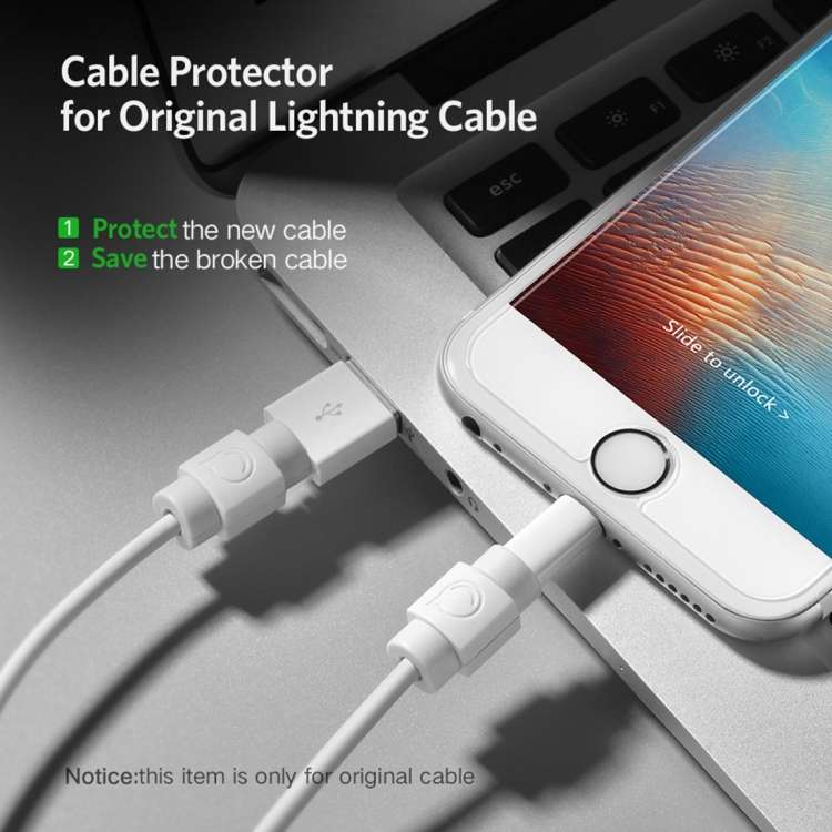 UGREEN LP127 6 PCS Anti-break Data Cable Protector for All Apple Original Data Cable
