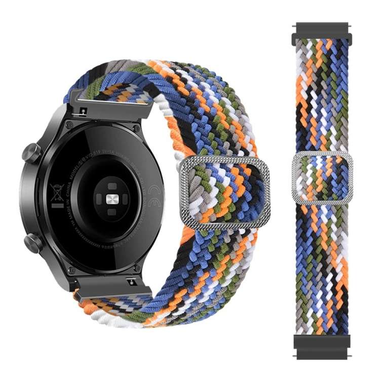 Universal Adjustable Nylon Braided Elasticity Replacement Strap Watchband, 20mm, 22mm