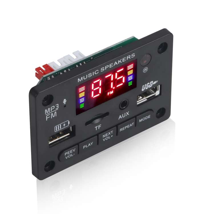 JX-810BT Car 12V Audio MP3 Player Decoder Board FM Radio USB, with Bluetooth / Remote Control / R...