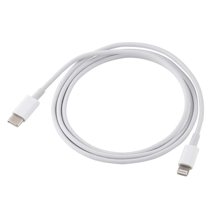 12W 5V/2A USB-C / Type-C to 8 Pin PD Fast Charging Cable for iPhone, iPad, Cable Length: 1m