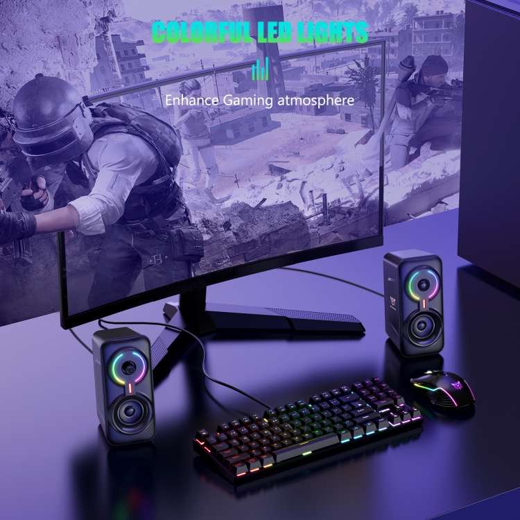ONIKUMA L6 RGB Lighting Computer Audio with Bluetooth Function, L6