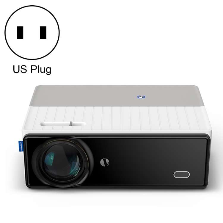 VIVIBRIGHT D5000 1920x1080P 420ANSI 6000Lumens LCD + LED HD Digital Projector, Basic Version, US ...