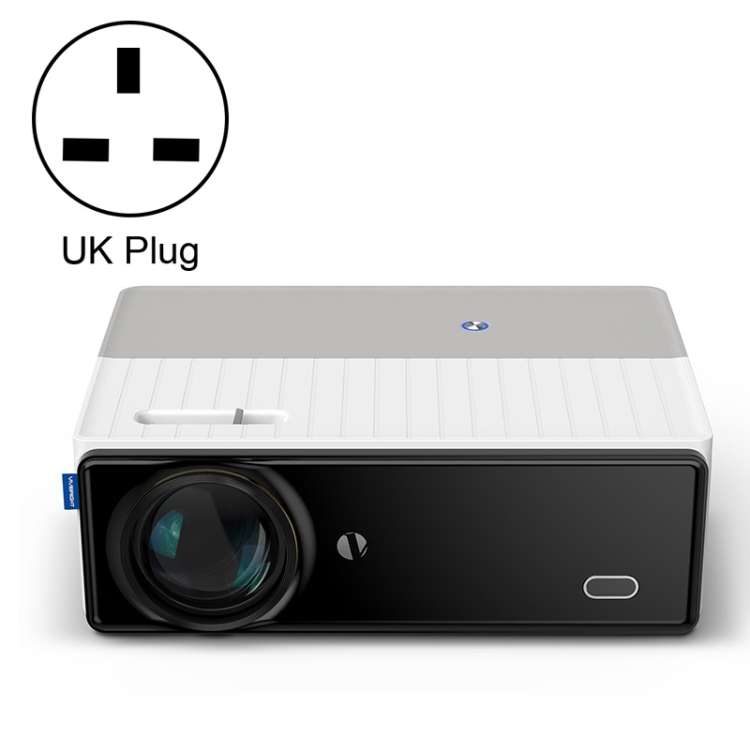 VIVIBRIGHT D5000 1920x1080P 420ANSI 6000Lumens LCD + LED HD Digital Projector, Basic Version, US ...