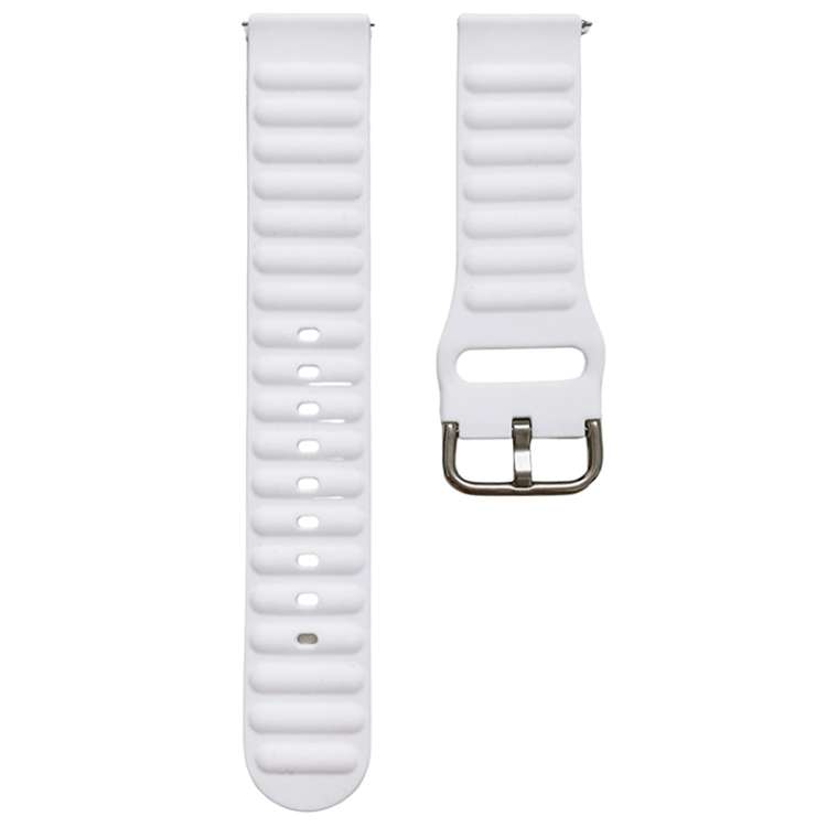 Universal Single Color Silicone Watch Band, 18mm, 20mm, 22mm