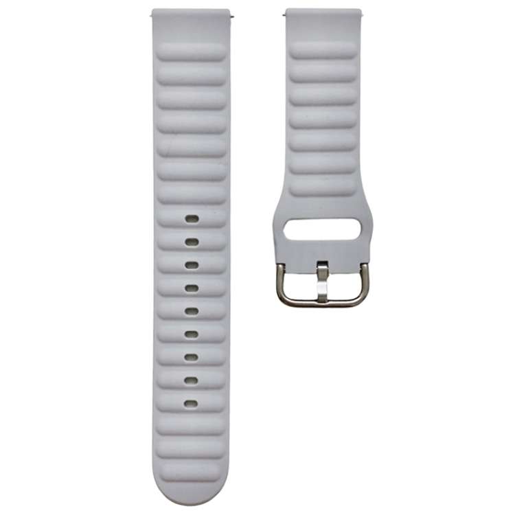 Universal Single Color Silicone Watch Band, 18mm, 20mm, 22mm