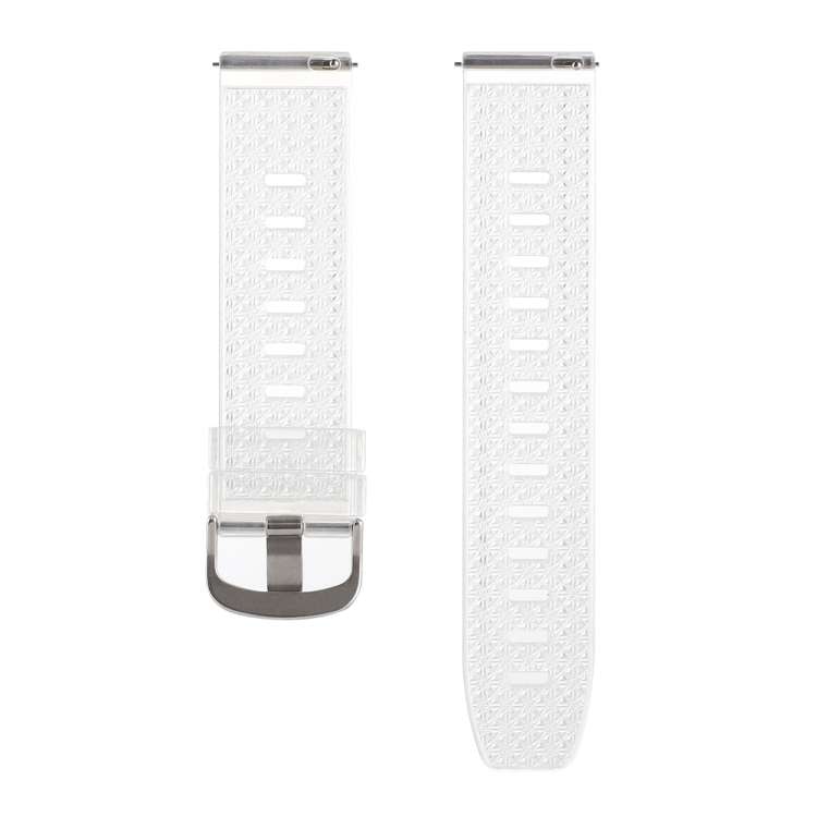 Diamond Texture Clear Glitter Watch Band, 20mm, 22mm