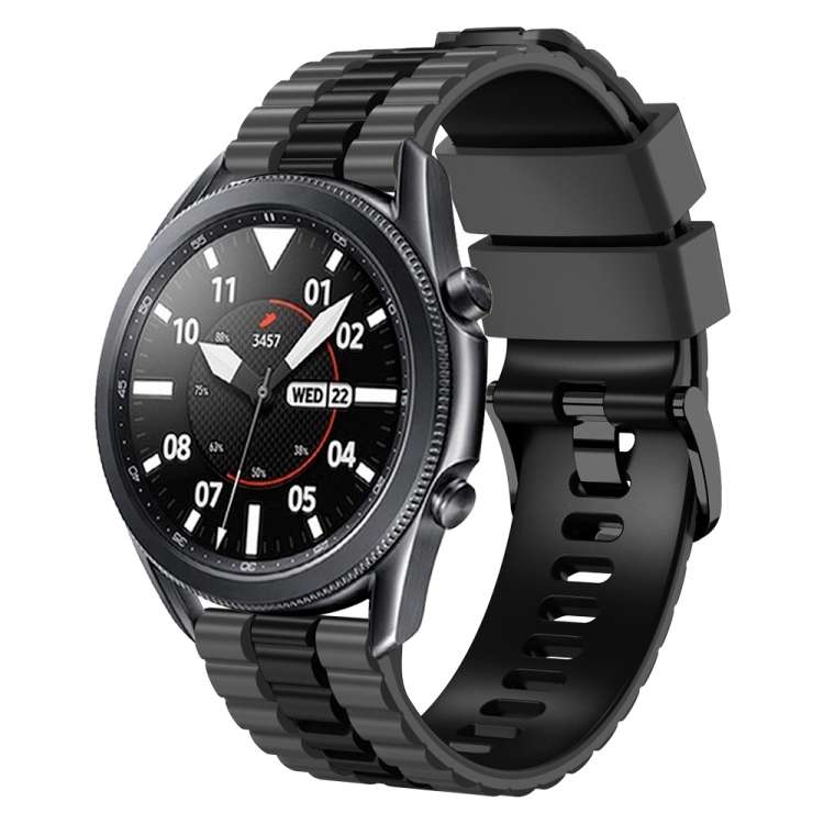 22mm Universal Ocean Style Silicone Two Color Watch Band