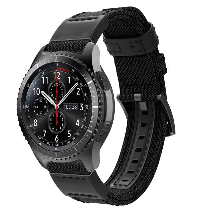Universal Nylon Leather Watch Band, 20mm, 22mm