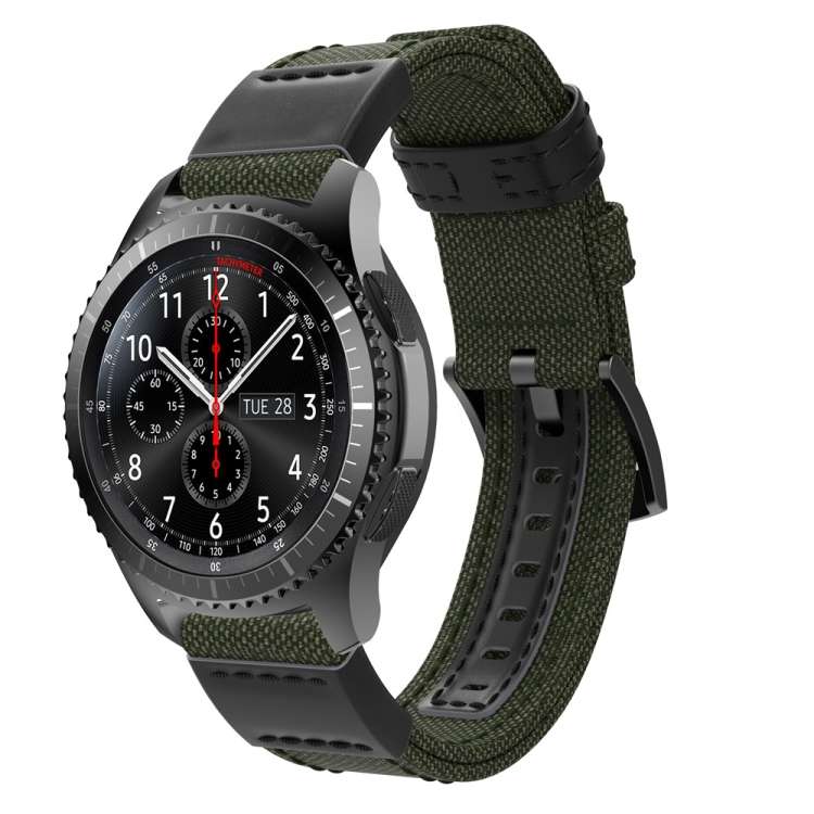 Universal Nylon Leather Watch Band, 20mm, 22mm