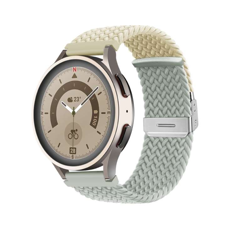 Buckle Braided Nylon Watch Band, 20mm, 22mm