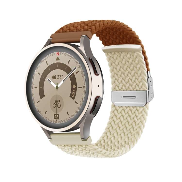 Buckle Braided Nylon Watch Band, 20mm, 22mm