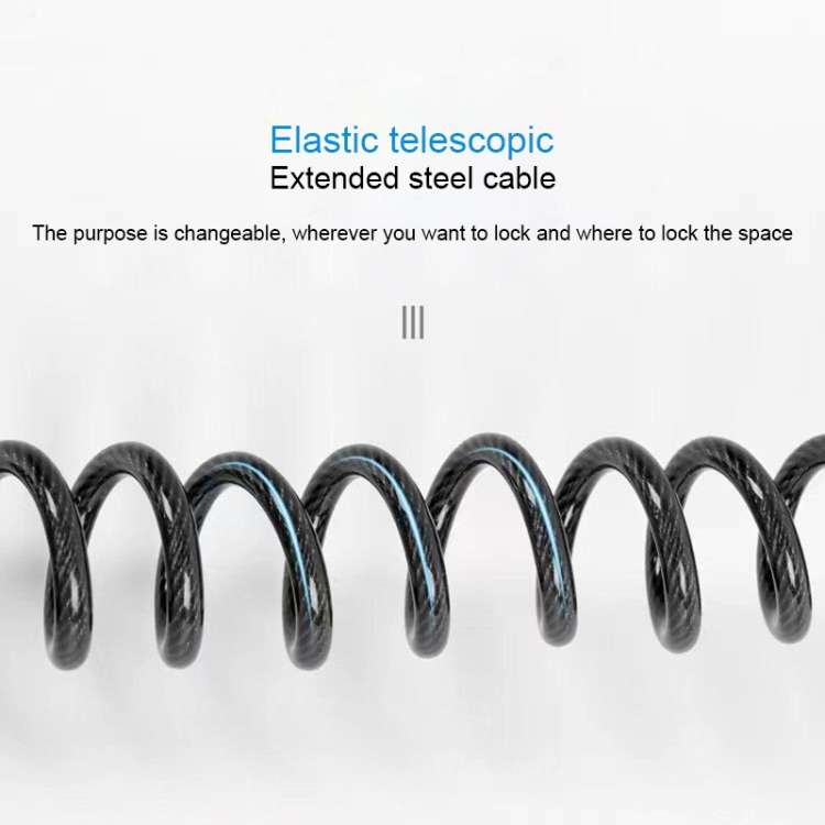 Portable Bicycle Lock Anti-theft Password Lock, 4 Digit