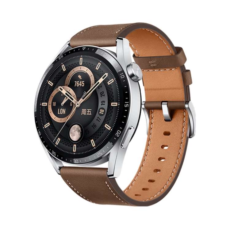 Universal Square Tail Leather Watch Band, 22mm