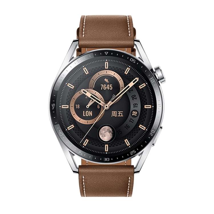 Universal Square Tail Leather Watch Band, 22mm