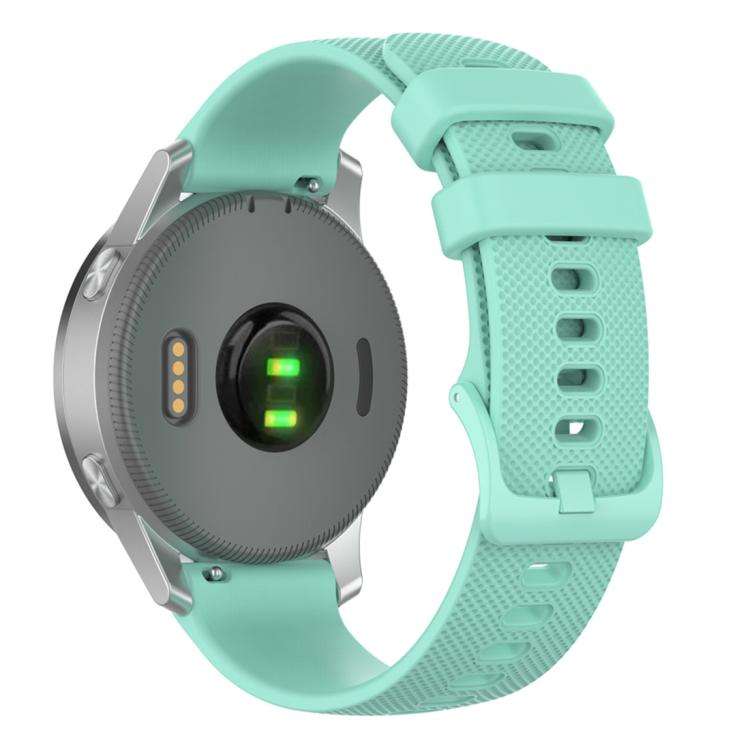 xDfind Small Plaid Solid Color Silicone Watch Band, 18mm For Garmin Venu 2S / Move 3S / Active S,...
