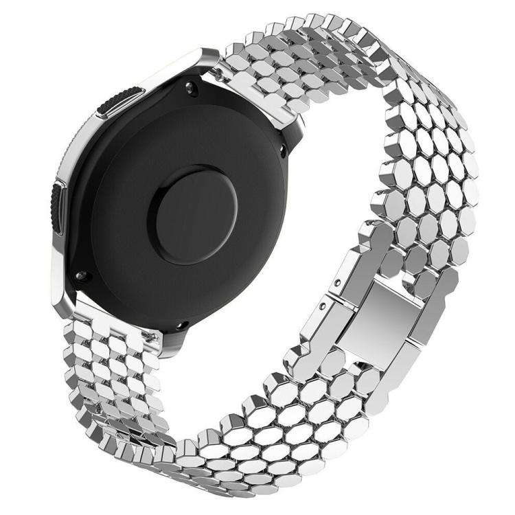 xDfind Fish Scale Texture Metal Watch Band, 22mm, 20mm, 18mm