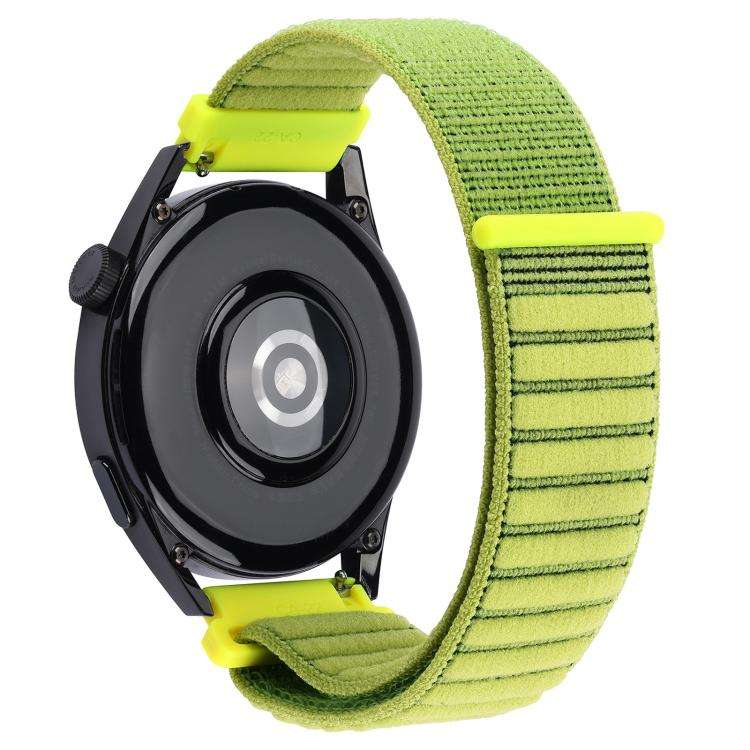 xDfind Wave Texture Nylon Hook and Loop Fastener Watch Band, 20mm, 22mm