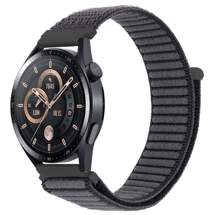 xDfind Wave Texture Nylon Hook and Loop Fastener Watch Band, 20mm, 22mm