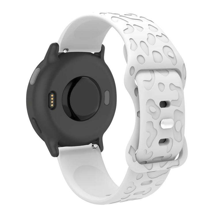 xDfind Leopard Print Silicone Watch Band, 18mm, 20mm, 22mm