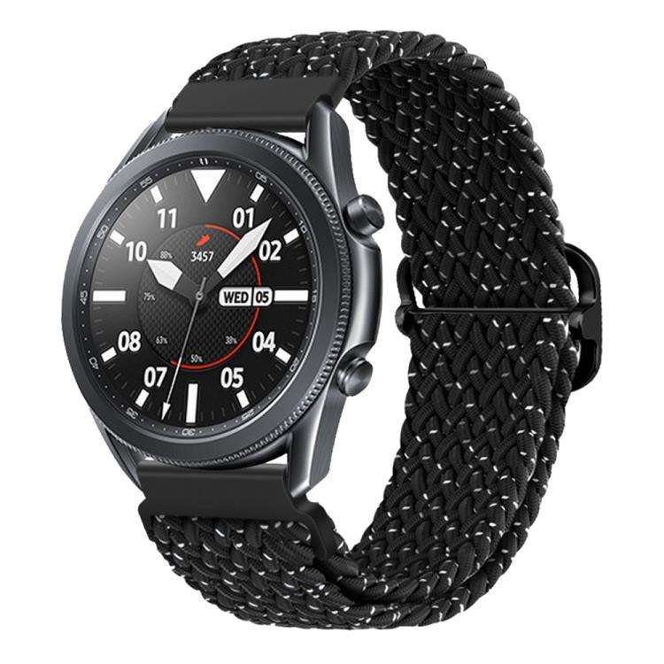 xDfind Sliding Buckle Nylon Braided Watch Band, 20mm, 22mm