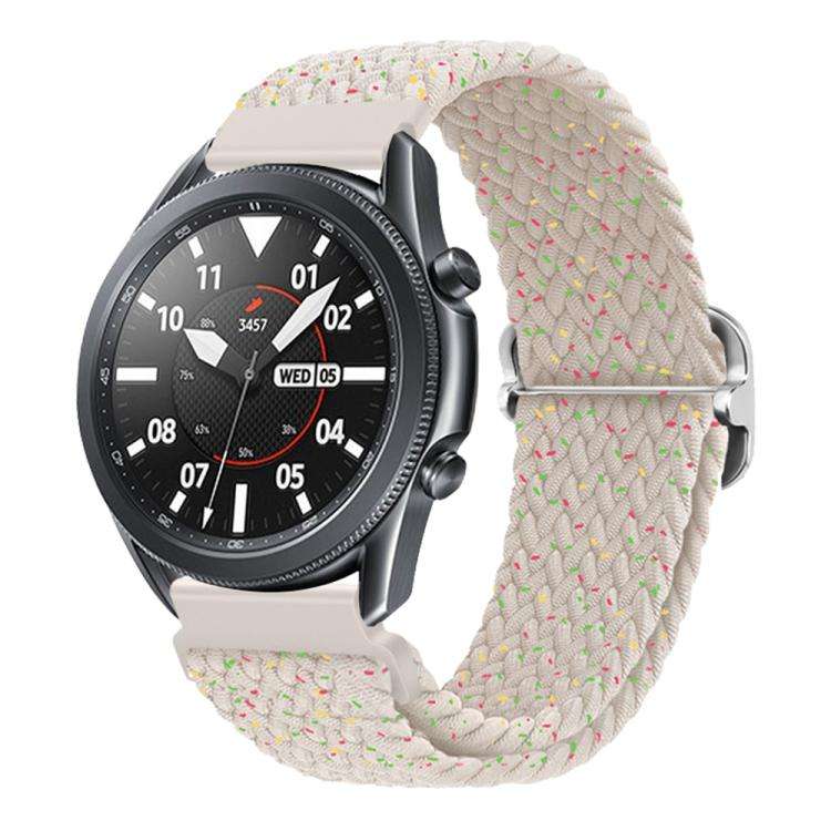 xDfind Sliding Buckle Nylon Braided Watch Band, 20mm, 22mm