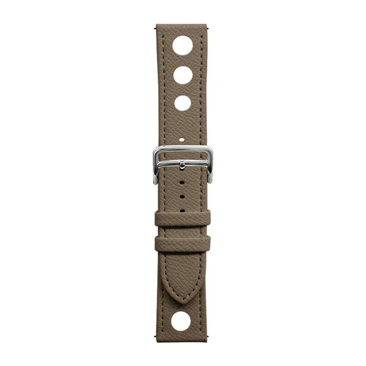 xDfind Flat-head Hole Palm Texture Vegan Leather Watch Band, 20mm, 22mm