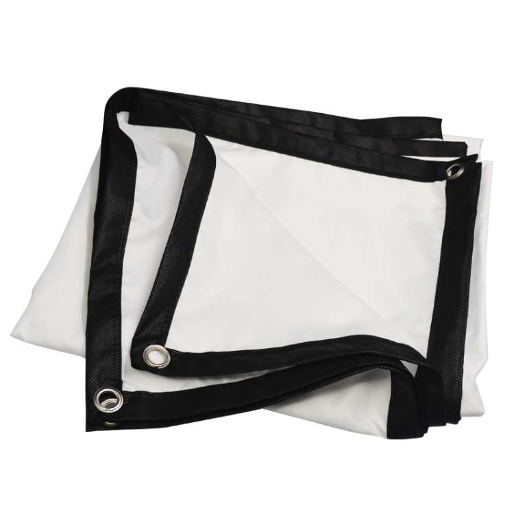 Simple Folding High Density Polyester Projector Film Curtain, Size:60 inch (16:9) Projection Area...