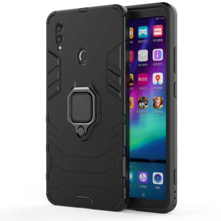 PC + TPU Shockproof Protective Case for Huawei Honor Note 10, with Magnetic Ring Holder, For Huaw...