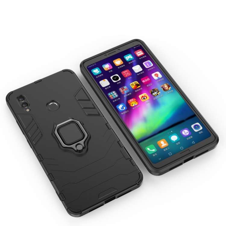 PC + TPU Shockproof Protective Case for Huawei Honor Note 10, with Magnetic Ring Holder, For Huaw...