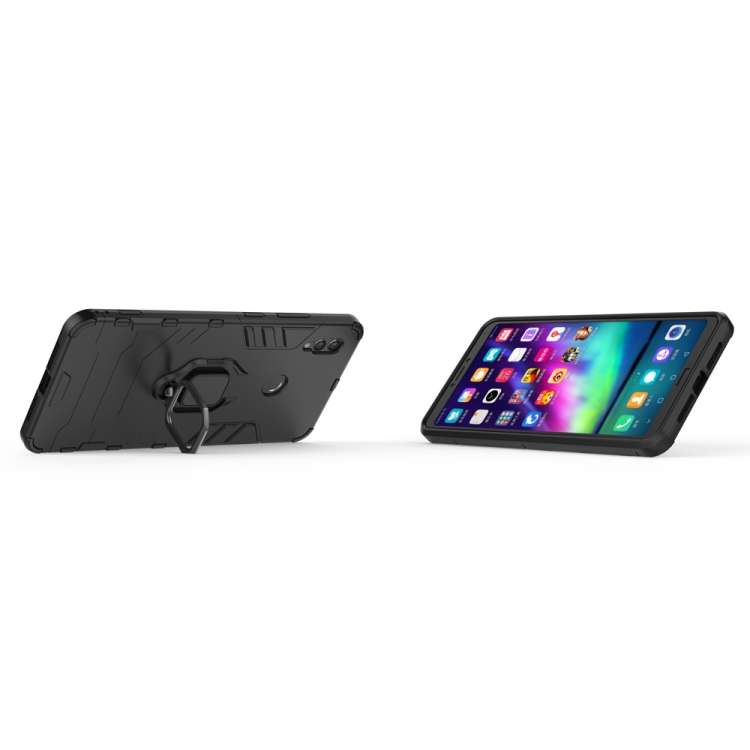 PC + TPU Shockproof Protective Case for Huawei Honor Note 10, with Magnetic Ring Holder, For Huaw...