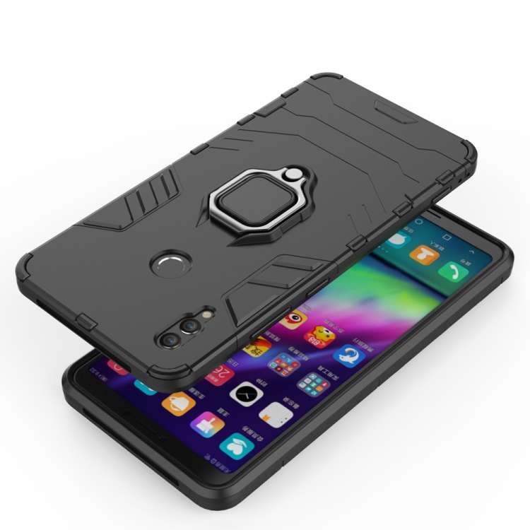 PC + TPU Shockproof Protective Case for Huawei Honor Note 10, with Magnetic Ring Holder, For Huaw...