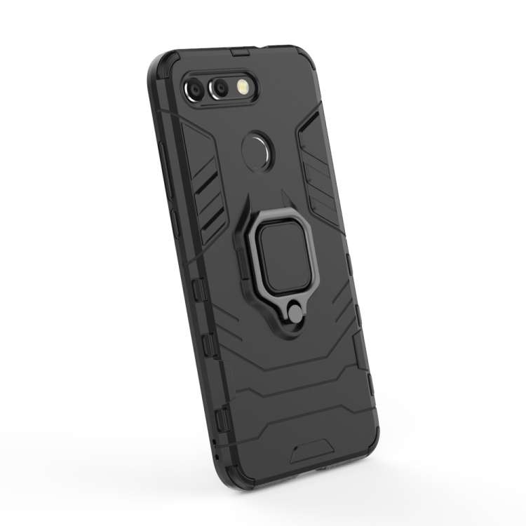 PC + TPU Shockproof Protective Case for Huawei Honor View 20, with Magnetic Ring Holder, For Huaw...
