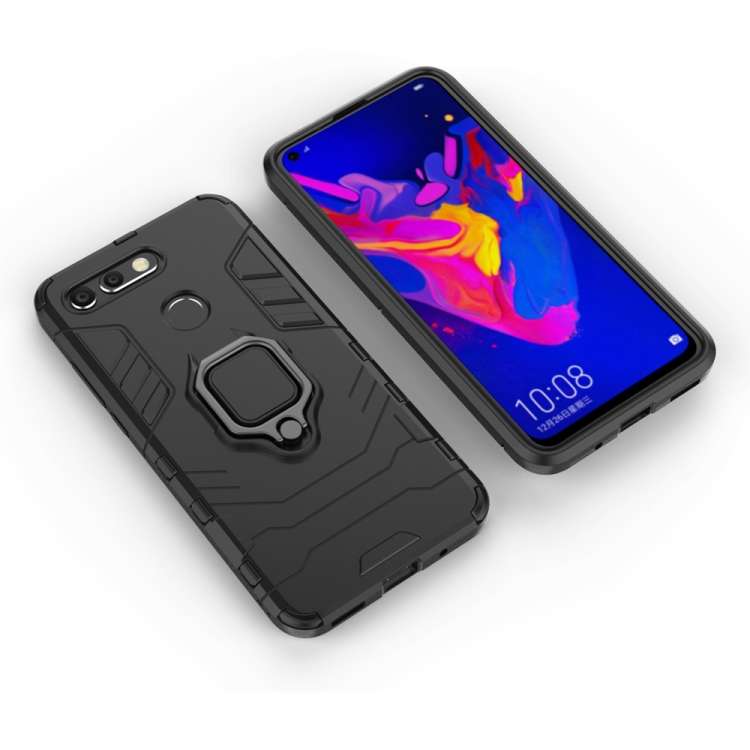 PC + TPU Shockproof Protective Case for Huawei Honor View 20, with Magnetic Ring Holder, For Huaw...