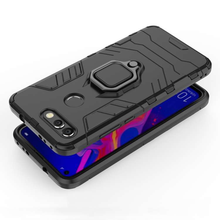PC + TPU Shockproof Protective Case for Huawei Honor View 20, with Magnetic Ring Holder, For Huaw...