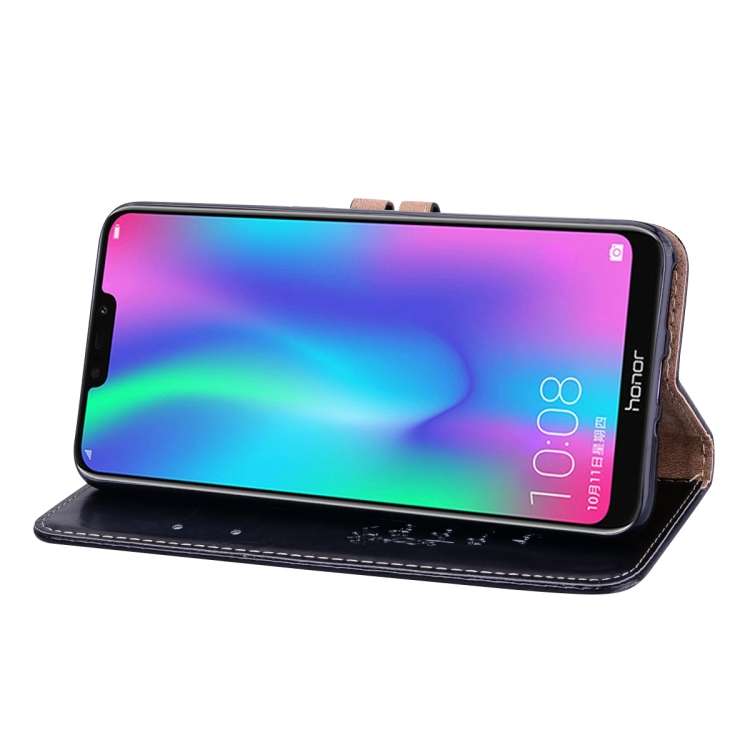 Business Style Oil Wax Texture Horizontal Flip Leather Case for Huawei Honor 8C, with Holder &amp...