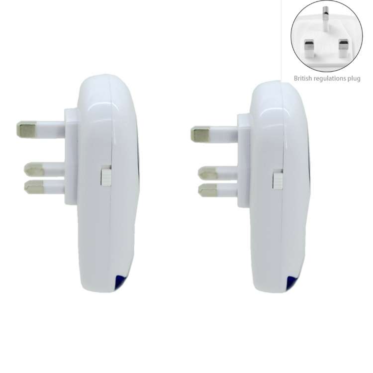 3W Electronic Ultrasonic Anti Mosquito Rat Insect Pest Repeller with Light, US Plug, AC 90-240V, ...