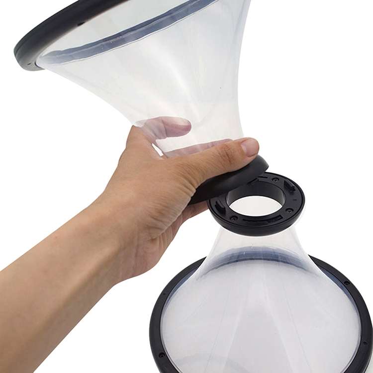 Vortex Bank Decompression Transparent Funnel Gravity Rotating Coin Storage Box