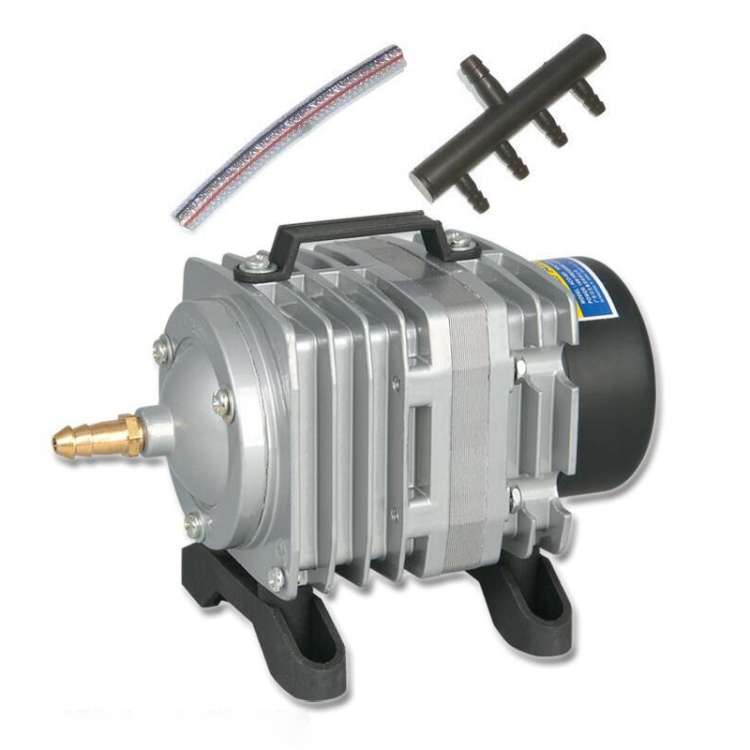 ACO-001 18W 38L/Min Electromagnetic Air Pump Compressor Seafood Fish Tank Increase Oxygen Air Flo...