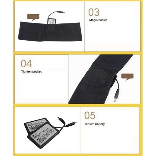 Lithium Battery Powered &amp; Rechargeable Heated Insoles Keep Feet Warm Pad, Keep Warm 8-9 hours...