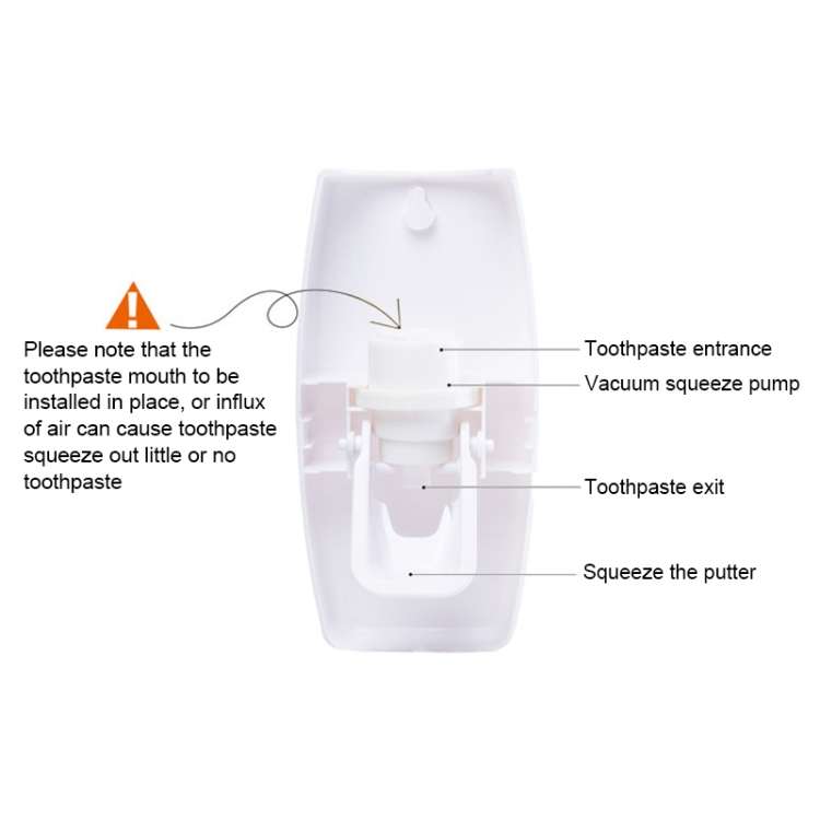 Automatic Toothpaste Dispenser Set with 5 Toothbrush Holder