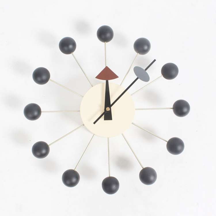 Stylish Background Minimalis Circular Balls Candy Wall Clock Creative Decoration Clock Ferris Whe...