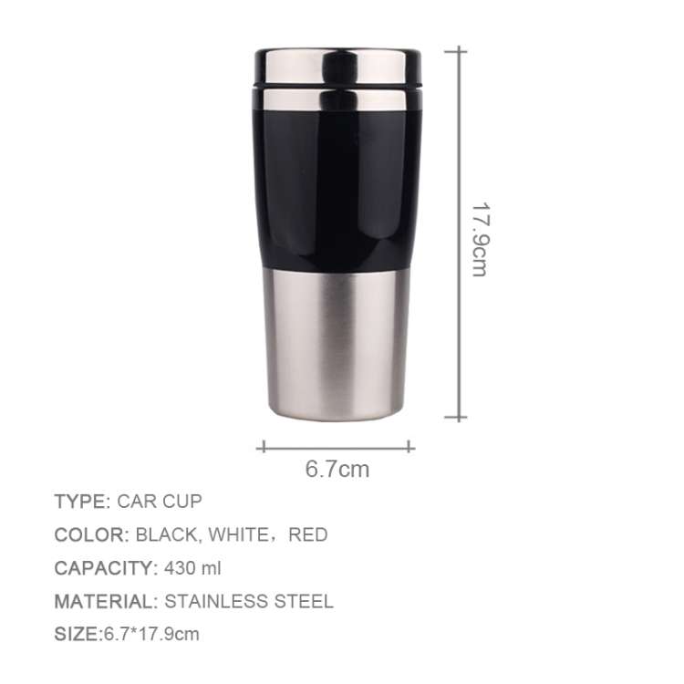 430ml  Double Insulated Stainless Steel Mug In-Car Using Business Water Bottle