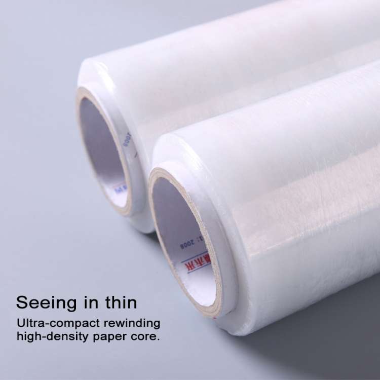 PE Transparent Stretch Wrap Film(Width: 30cm, Length: 200m)