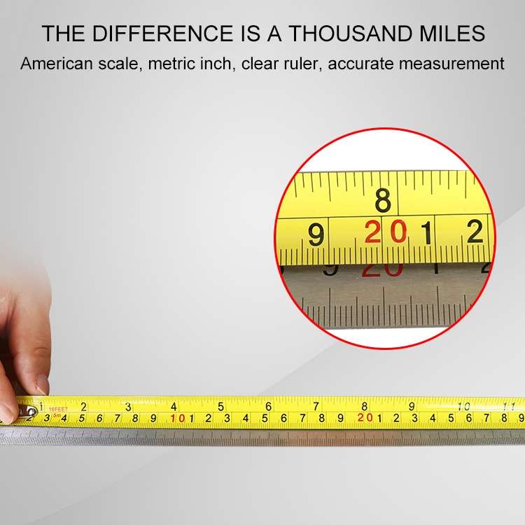 Aoben Retractable Ruler Measuring Tape Portable Pull Ruler Mini Tape Measure, Length: 7.5m Width:...