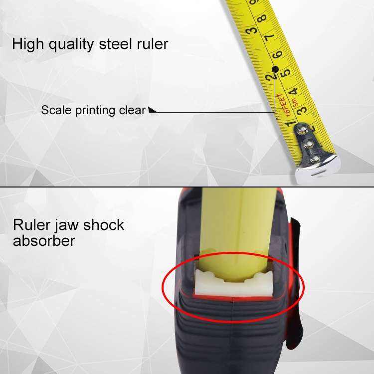 Aoben Retractable Ruler Measuring Tape Portable Pull Ruler Mini Tape Measure, Length: 7.5m Width:...