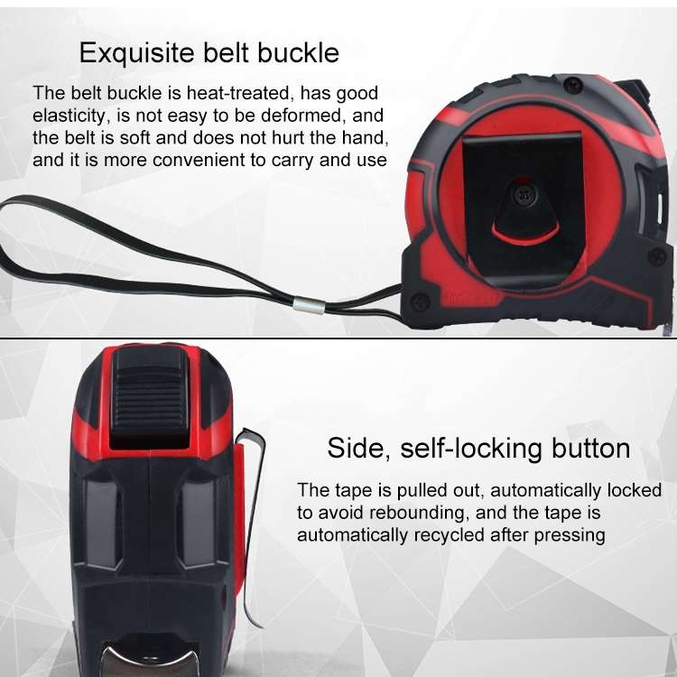 Aoben Retractable Ruler Measuring Tape Portable Pull Ruler Mini Tape Measure, Length: 7.5m Width:...